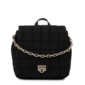 Mochila con tapa pequeña grecia negro especial