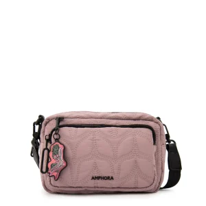 Cartera Bandolera trinidad mediana rosa viejo