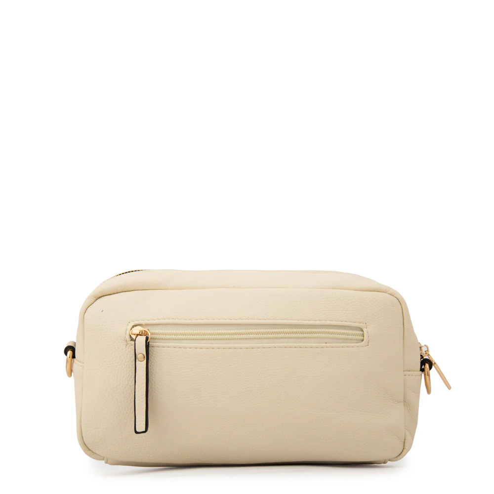 Cartera Bandolera filomena pequeña blanco crudo - Imagen 3