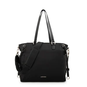 Cartera tote porta notebook romina grande negro especial