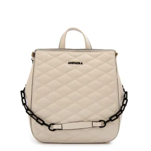 Mochila mediana suiza blanco crudo