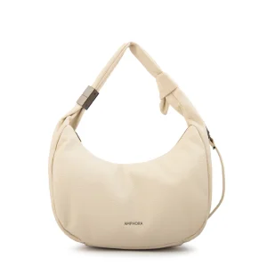 Cartera Corte Oval olivia grande blanco crudo