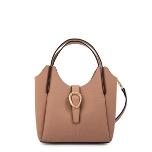 Cartera tote damaris pequeña rosa viejo