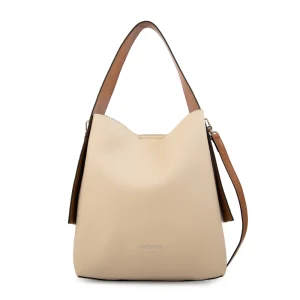 Cartera corte recto iris mediana blanco crudo