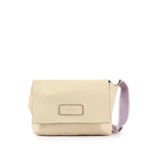 Banano parana cuero con tapa pequeña blanco crudo