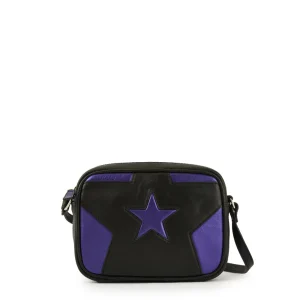 Bandolera étoiles cuero pequeña mix color