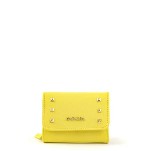 Billetera cierre exterior pequeña milano amarillo