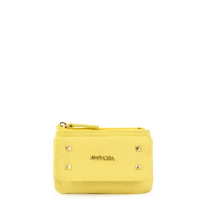 Monedero rectangular milano amarillo