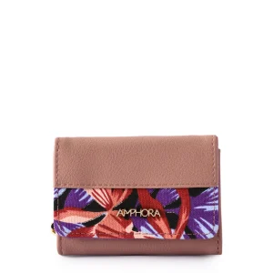 Billetera Cierre Exterior Pequeña Animalia Rosa Viejo