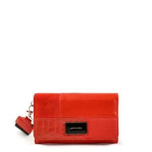 Billetera Acordeon Mediana Renate Rojo