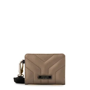 Tarjetero con bolsillo interior armenia plateado oscuro