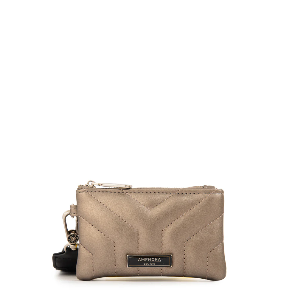 Monedero pequeña armenia plateado oscuro