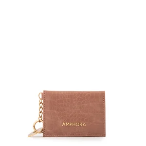 Tarjetero genova pequeña rosa viejo