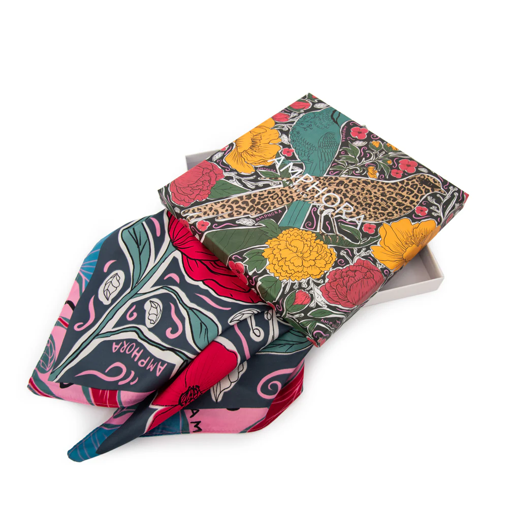 Pañuelo mediana cardenal azul oscuro - Imagen 3