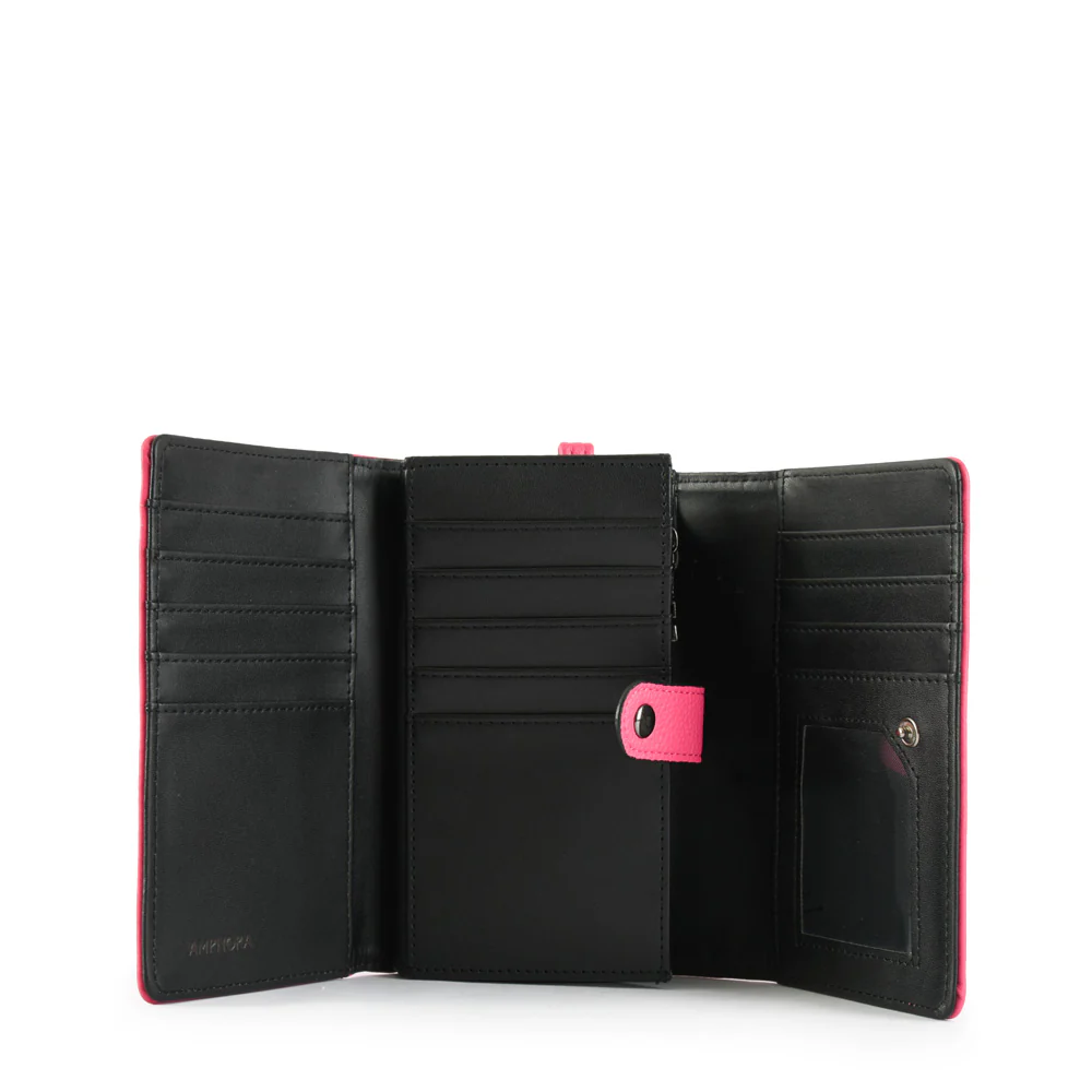 Billetera Acordeon Mediana Rotterdam Fucsia - Imagen 3