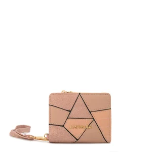 Billetera geo pequeña rosa viejo