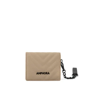 Tarjetero muller pequeña beige