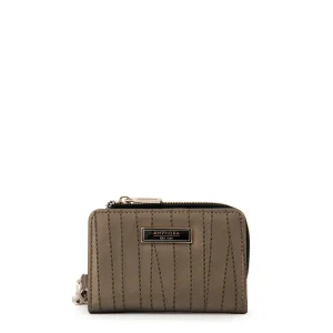 Billetera pequeña guinea plateado oscuro