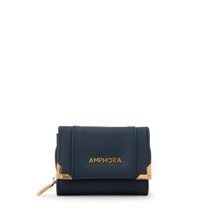 Billetera pequeña corcega azul oscuro