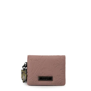 Tarjetero voyage pequeña rosa viejo