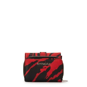 Billetera acordeon katrio pequeña rojo