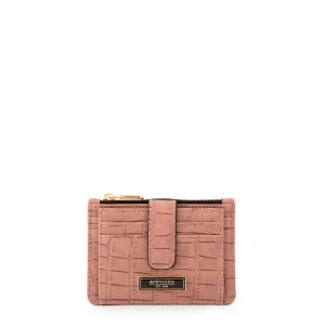 Billetera cierre exterior lupita pequeña rosa viejo