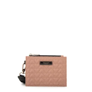 Monedero tarjetero miryam pequeña rosa viejo