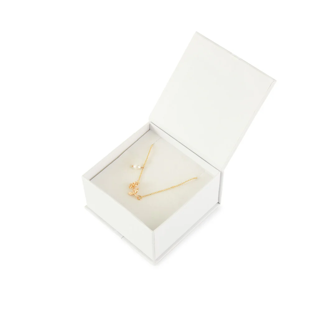 Collar rose dorado - Imagen 5