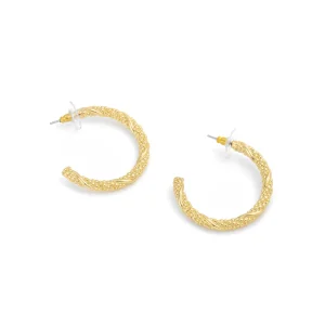 Aros argollas rany dorado claro