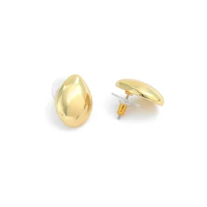 Aros amalia dorado claro