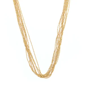 Collar clara dorado claro