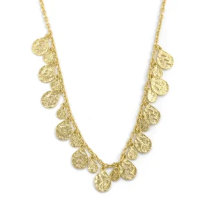 Collar con colgante nadia dorado claro