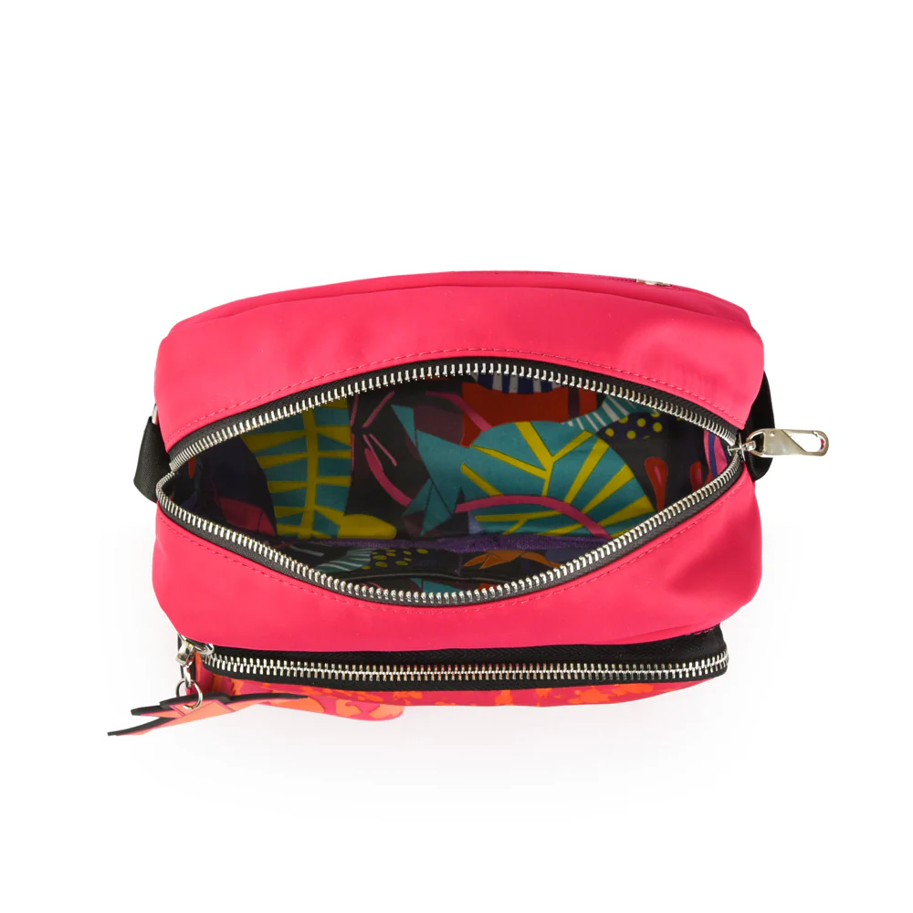 Cartera Bandolera Mediana Paly Fucsia - Imagen 4