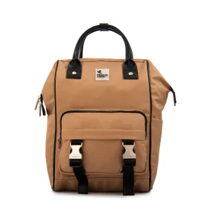 Mochila grande gina beige oscuro