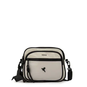 Cartera Bandolera mediana carina gris claro