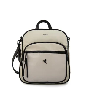 Mochila mediana carina gris claro