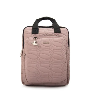 Mochila porta notebook ivanca grande rosa viejo