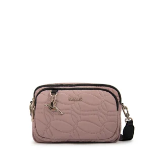 Cartera bandolera ivanca pequeña rosa viejo