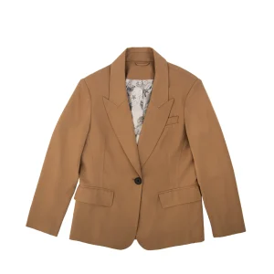 Chaqueta blazer debby camel