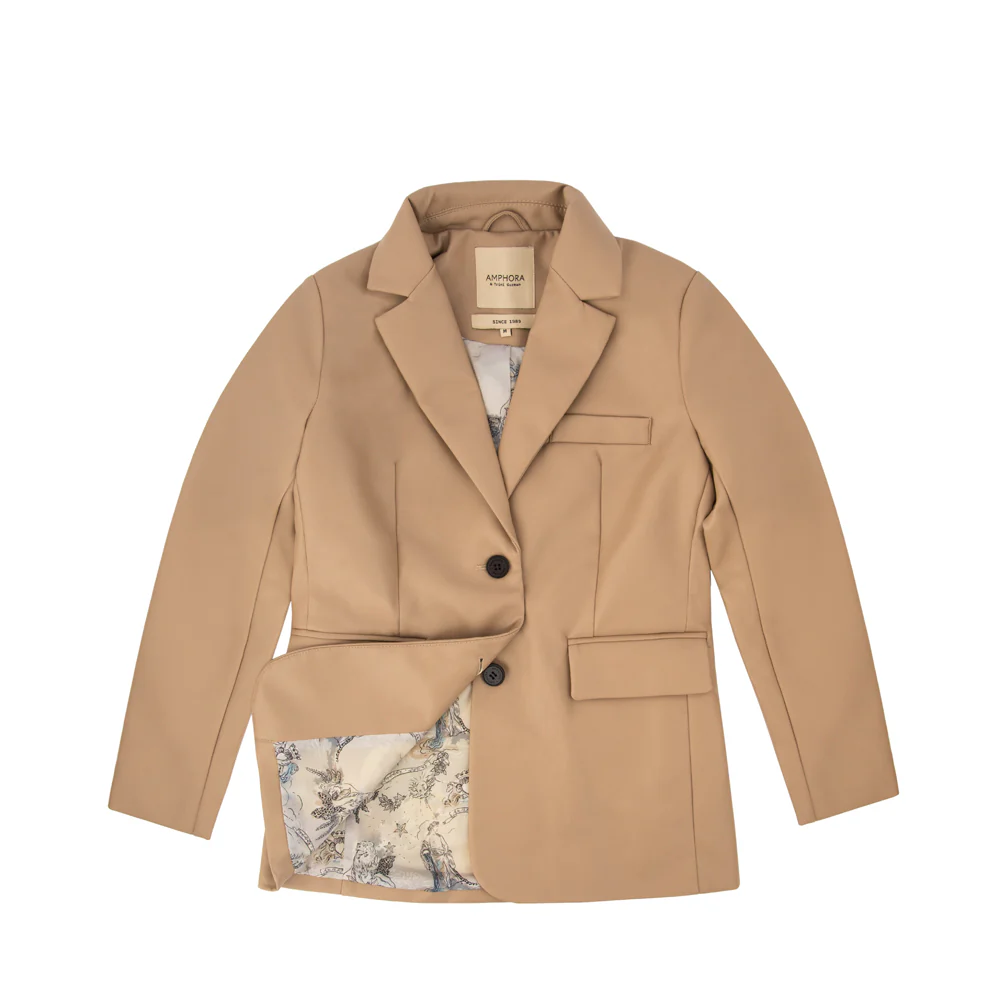 Blazer jacket gaby taupe - Imagen 6