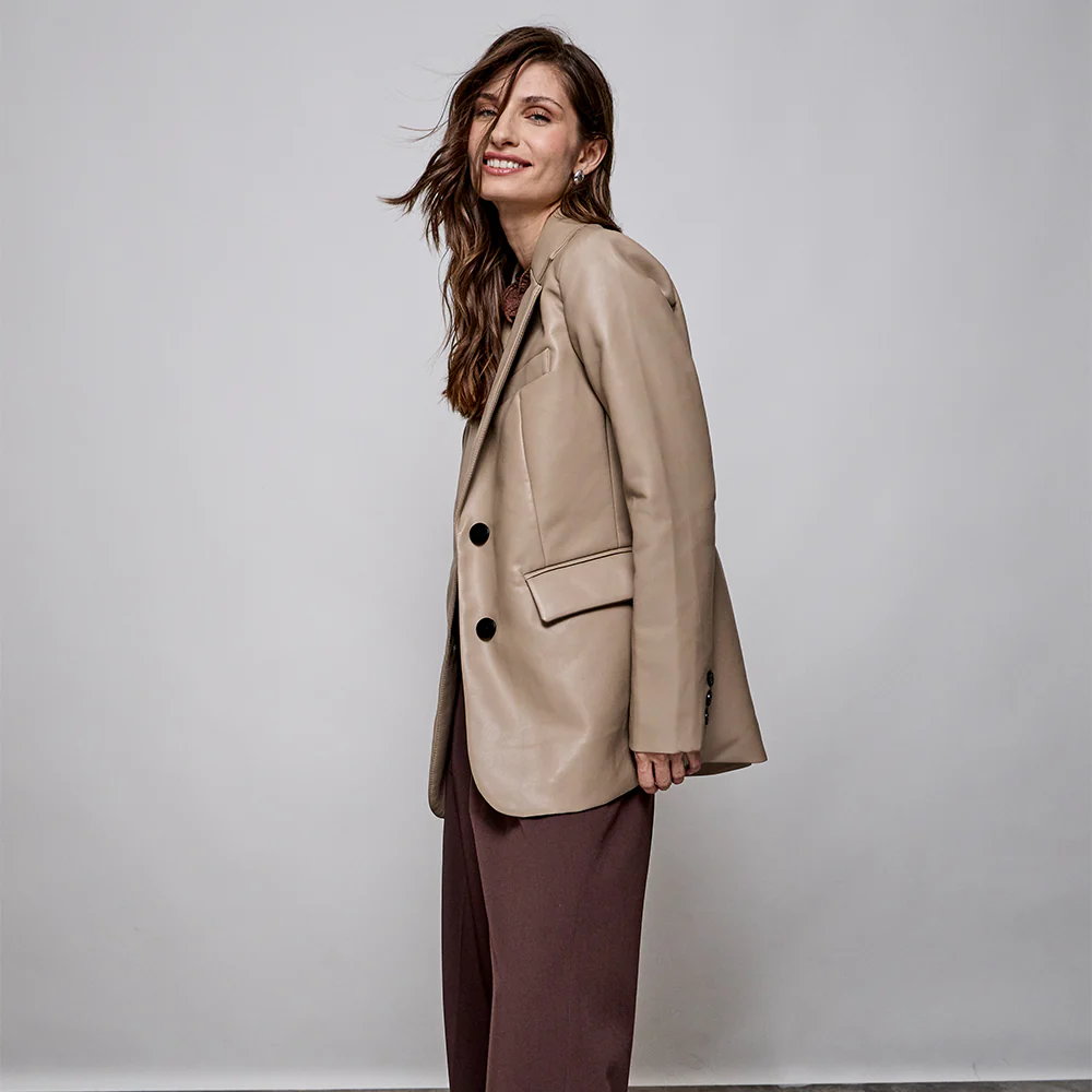 Blazer jacket gaby taupe - Imagen 5