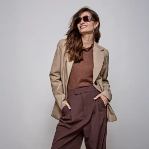 Blazer jacket gaby taupe