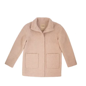 Abrigo lara blanco crudo