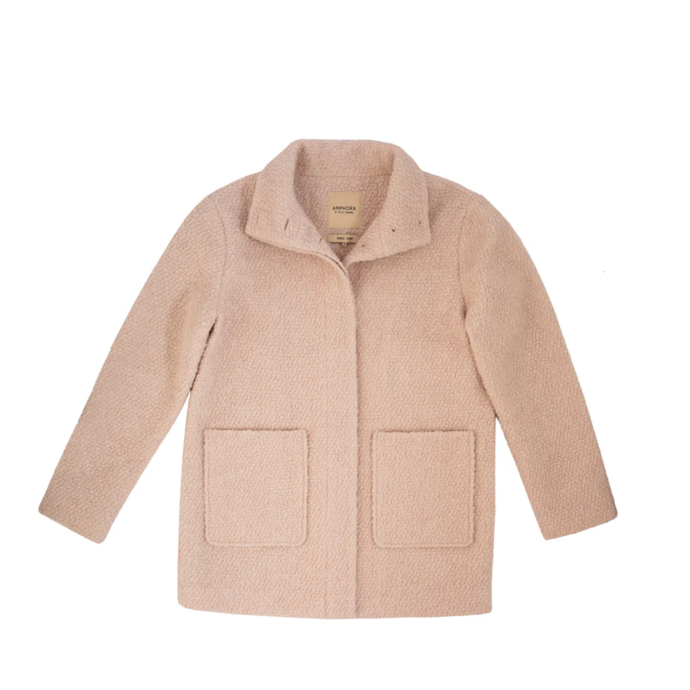 Abrigo lara blanco crudo