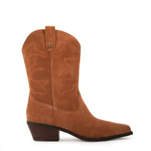 Bota marcella cuero camel